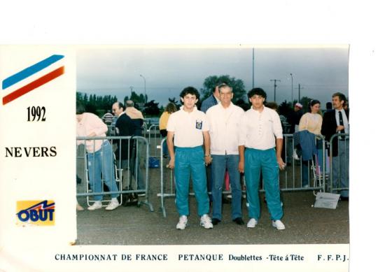 Championnat  de France 2X2 NEVERS 1992