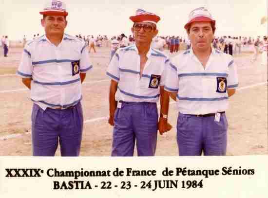 championnat de France 84 Bastia