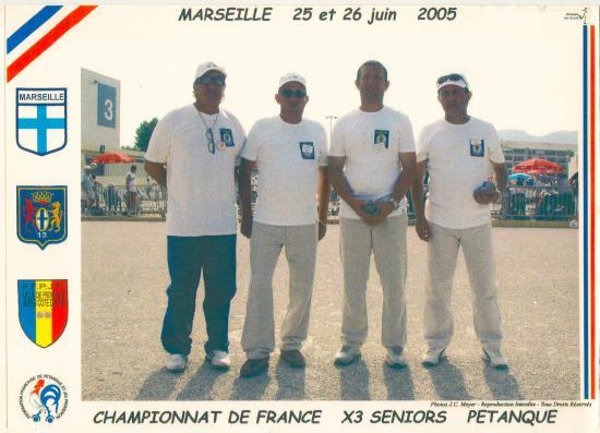 Championnat de France Triplettes 2005